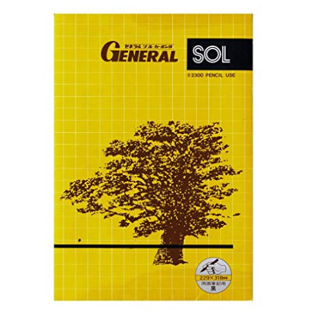 ゼネラル カーボン紙 黒 両面筆記携帯用 10枚入り