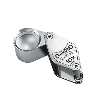 池田レンズ 宝石用ルーペ 10倍 トリプレットレンズ仕様