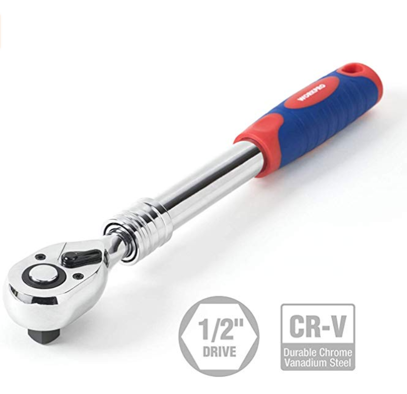 WOEKPROラチェットハンドル伸縮タイプ