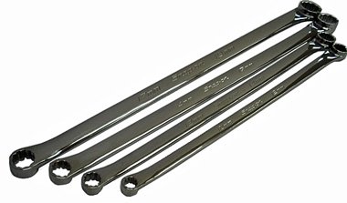 ロングストレートメガネレンチセット 4ピースXDHM4P