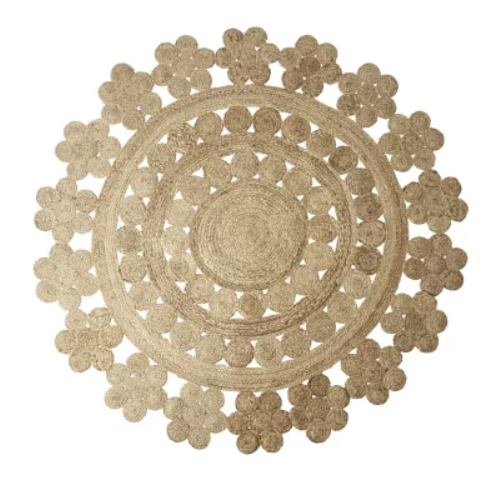 Affari ラグ ジュート 麻 円形 150cm