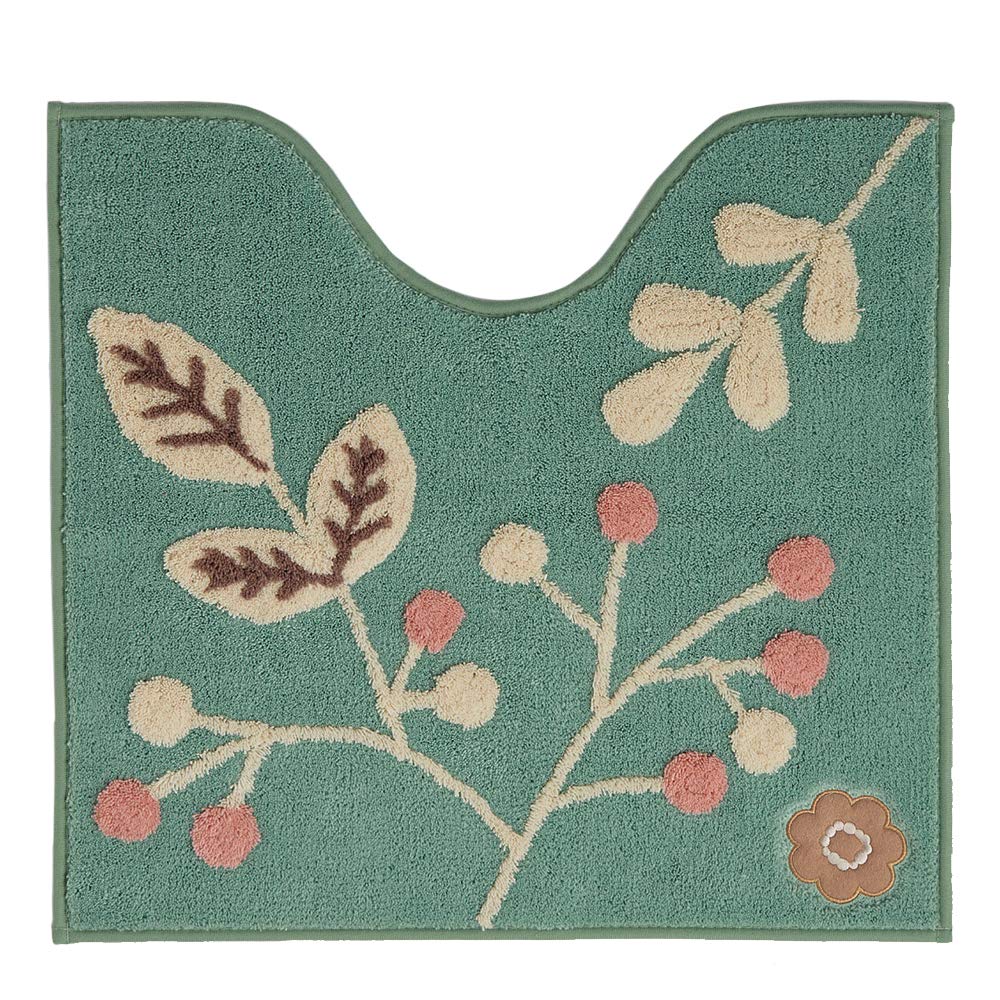 セシール トイレマット  M 北欧リーフ柄 CG-519