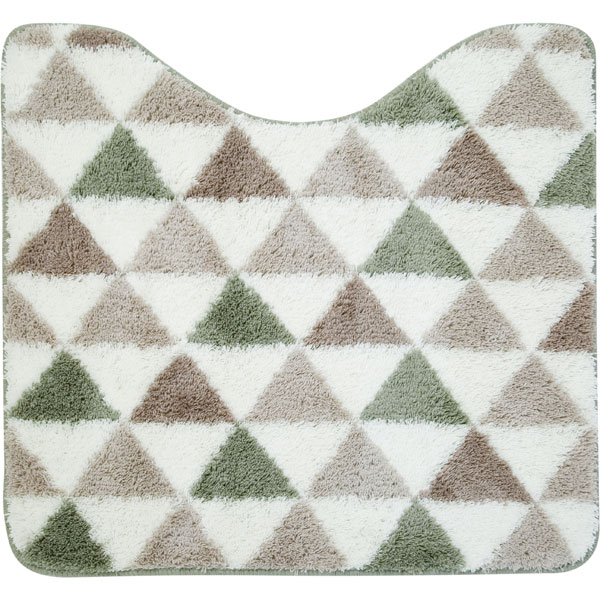 ニトリ　ナチュラルテイストなトイレマット　ノルディック柄