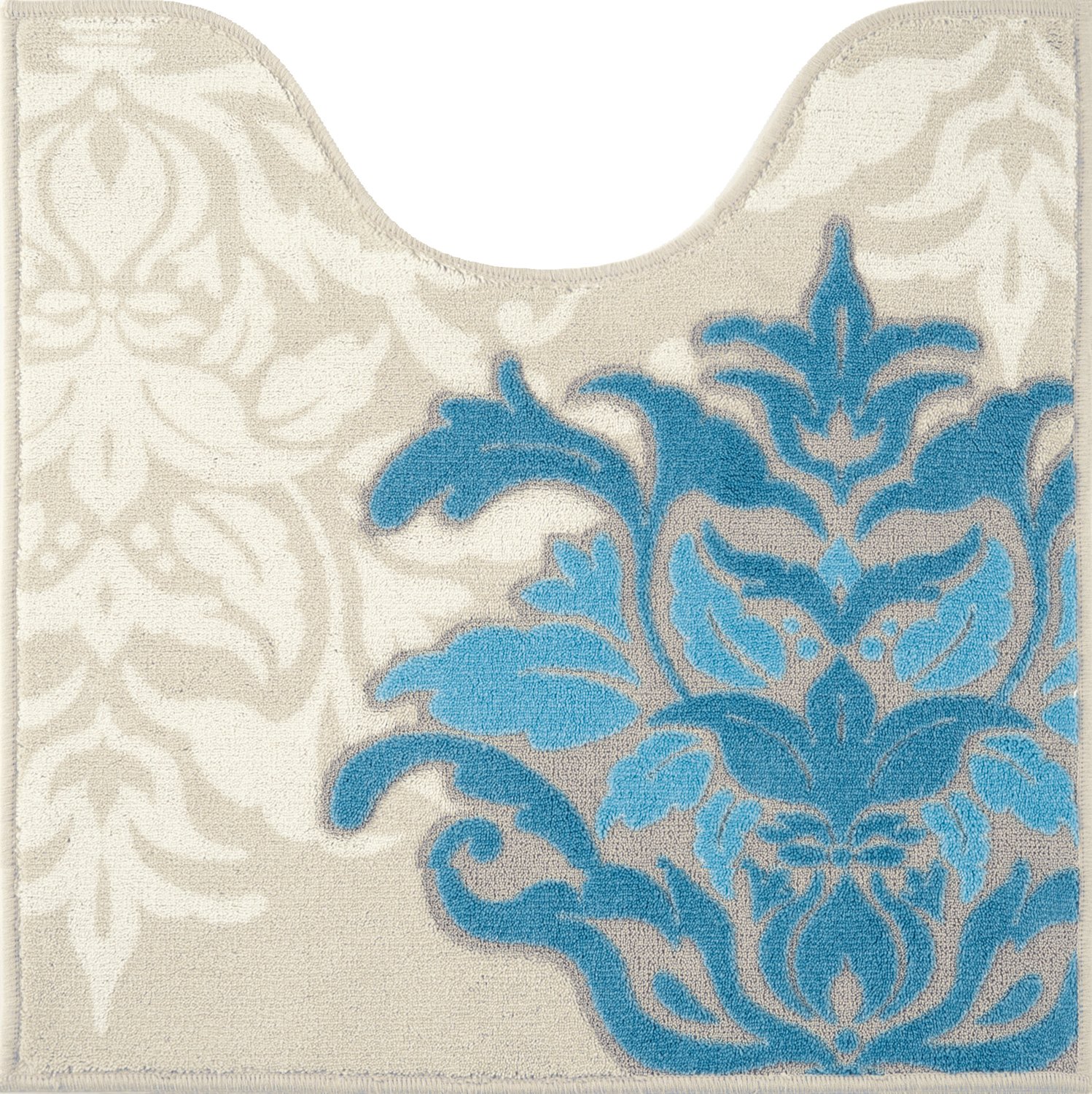 センコー DECORMUSEE サミーラ ダマスク模様 トイレマット  31928