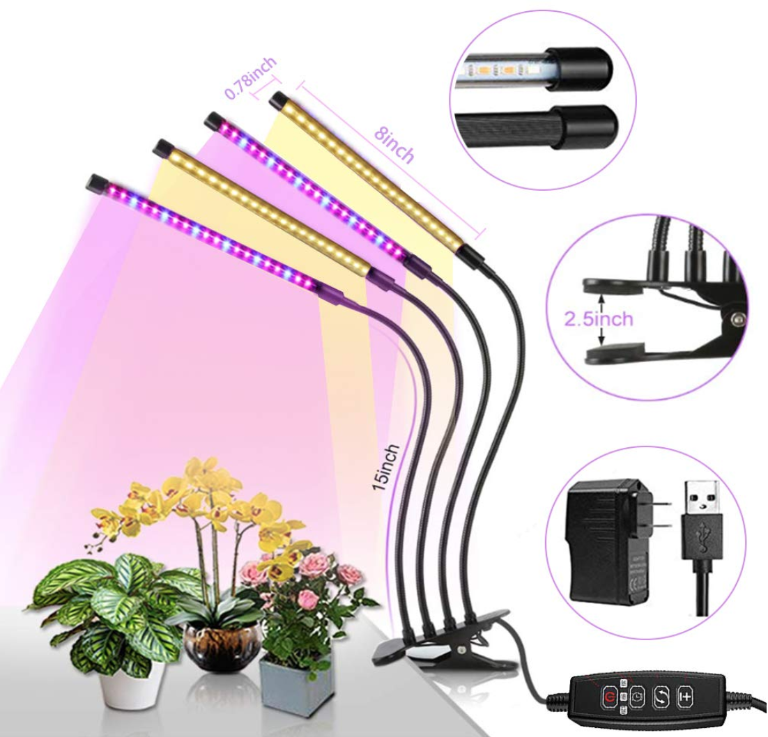 Shuibian　植物育成ライト2本チューブ　B07 GNFVP84