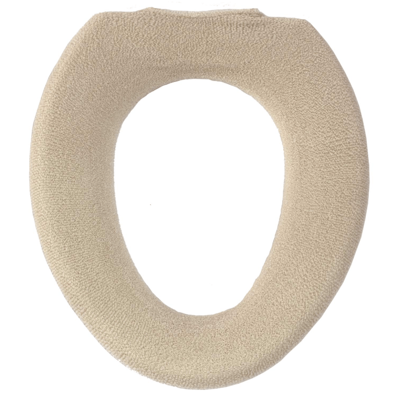 オカ 便座カバー エトフ O型 抗菌 防臭 ベージュ