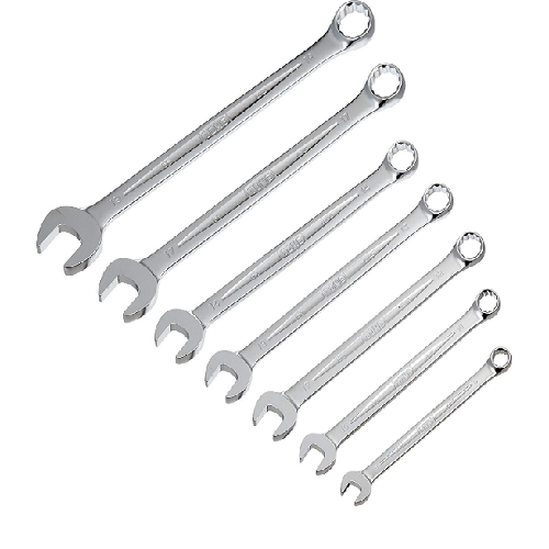 トネ コンビネーションスパナセット CS700P 内容7点 レッド