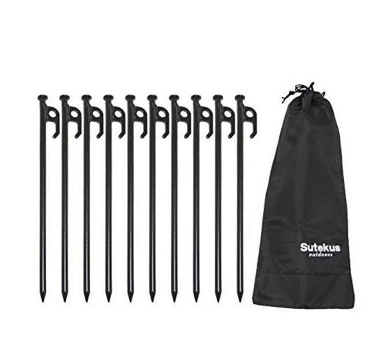 Sutekus タープ テントペグ ステーク 30cm 10本