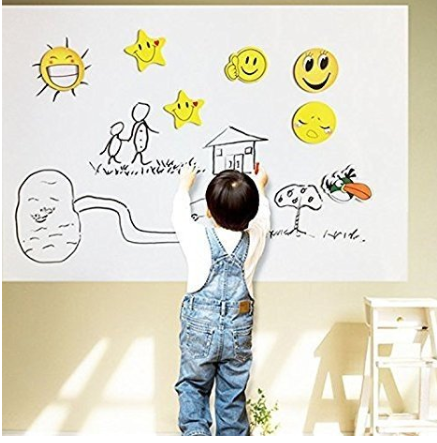 ウォールステッカーホワイトボードシート 90cm×200cm