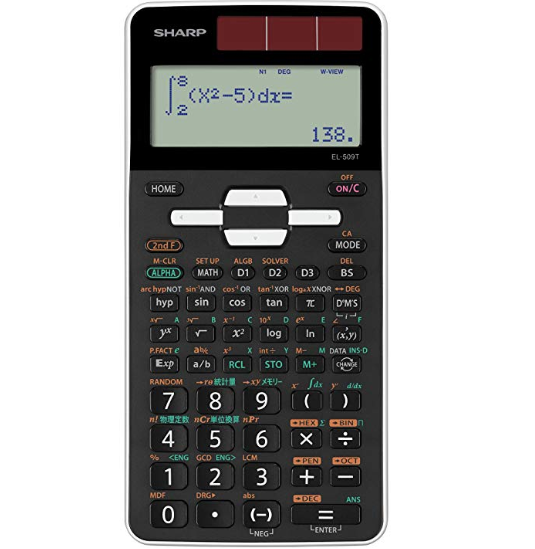 シャープ 関数電卓 ピタゴラス スタンダードモデル EL-509T-WX