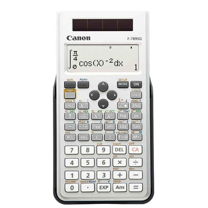 Canon 445関数電卓 F-789SG-SL