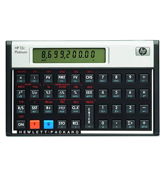 HP 12c platinum HDPMA123E02 MWC