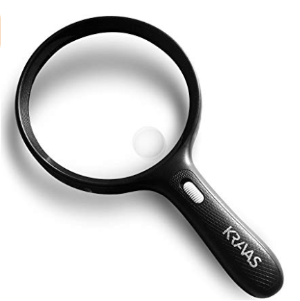 KRAVAS 拡大鏡 LEDライト付き