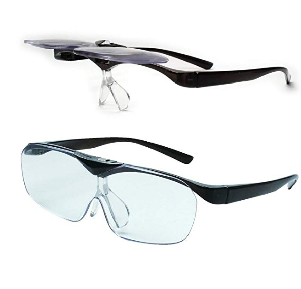 SMARTEYE ハネアゲルーペ メガネ型 FSL-01