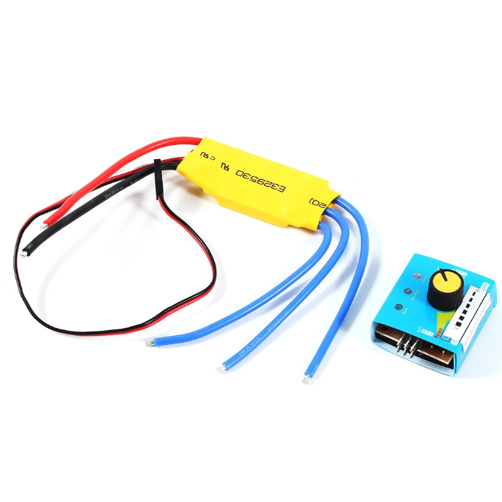 Qiiluブラシレスモータ速度制御PWMコントローラ