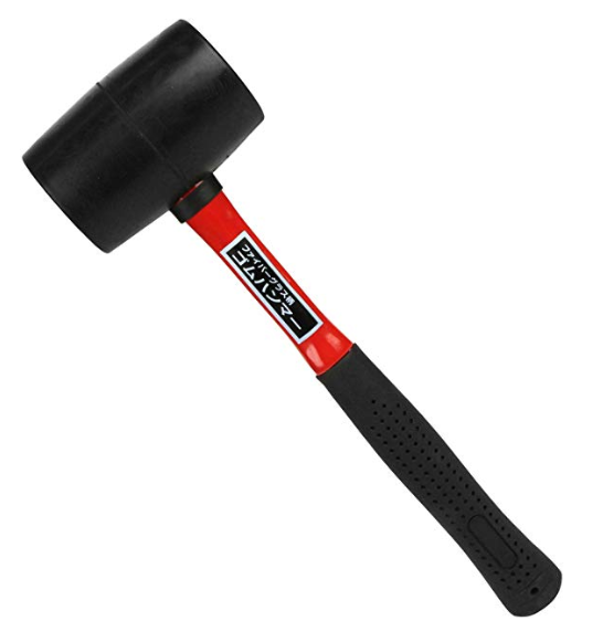 SK11 ファイバーグラス柄 ゴムハンマー 1LBS
