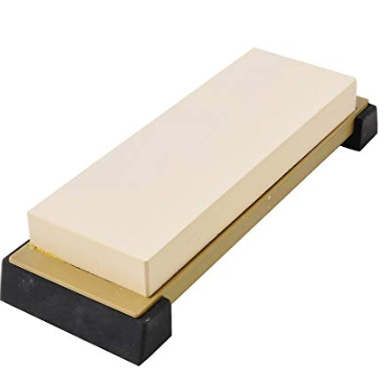 スエヒロ 仕上砥石 ステンレス・鋼両用 ゴム足台付