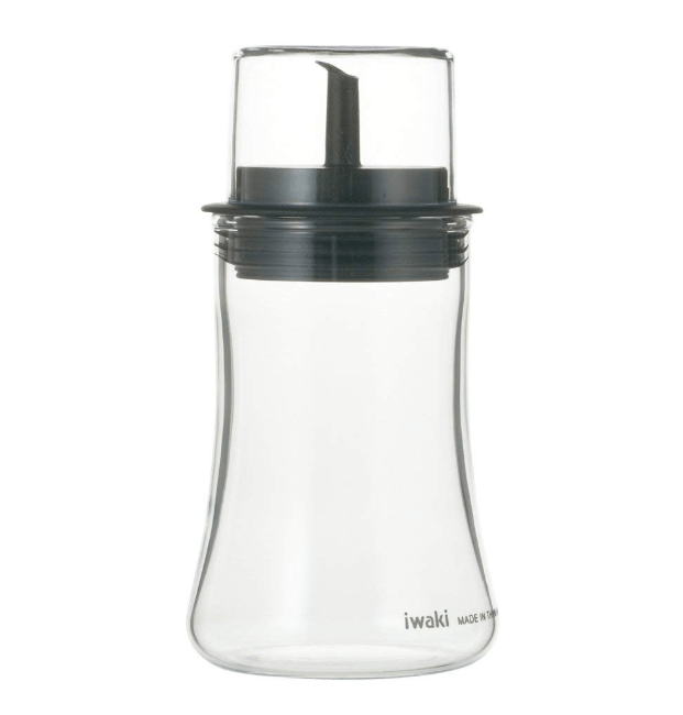 iwaki フタ付きしょうゆ差し S KT5031-BK
