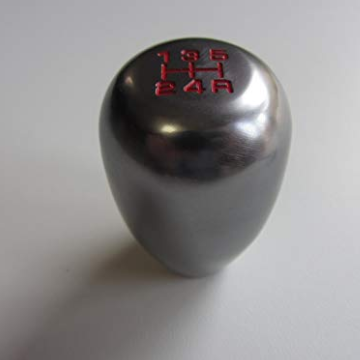 アルミシフトノブ チタン風 グレーメタリック
