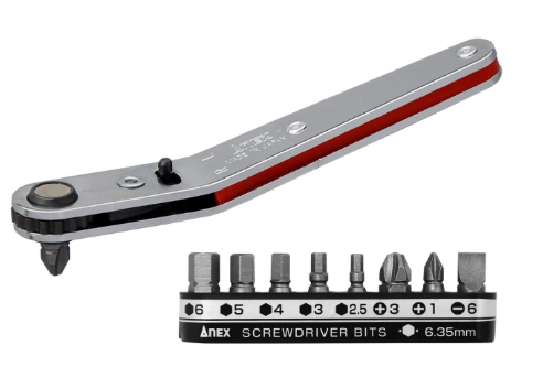 アネックス オフセットラチェットドライバー No.429