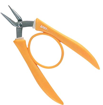 アネックス 精密ラバーグリップヤットコ 両丸タイプ 135mm No.253