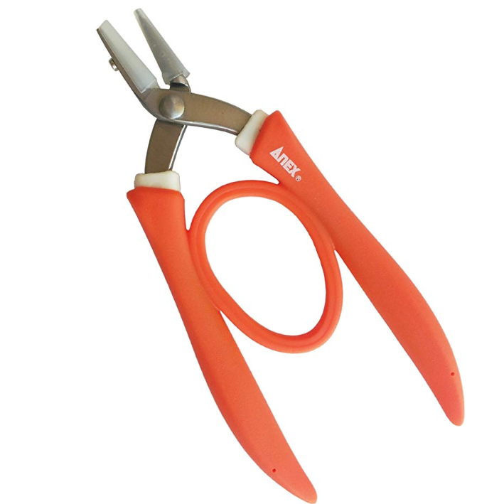 アネックス ヤットコ 片丸タイプ ナイロンカバー付 No.252-N