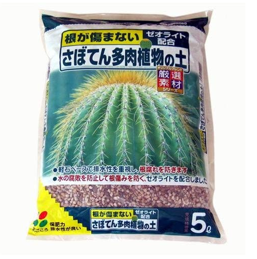 花ごころ　さぼてん多肉植物の土 5L