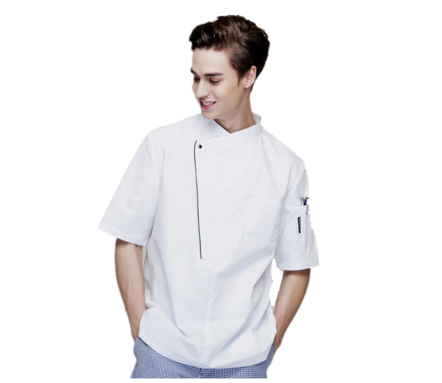 コックコート おしゃれ 料理 シェフ制服 長袖 半袖