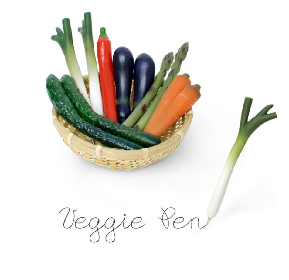 ベジーペン 野菜型ボールペン リアルな野菜ボールペン