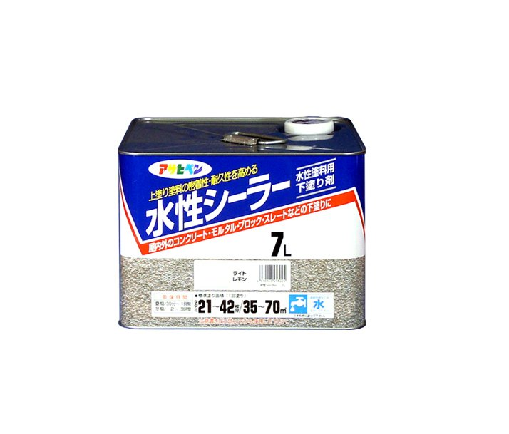 アサヒペン 水性シーラー ライトレモン 7L プライマー
