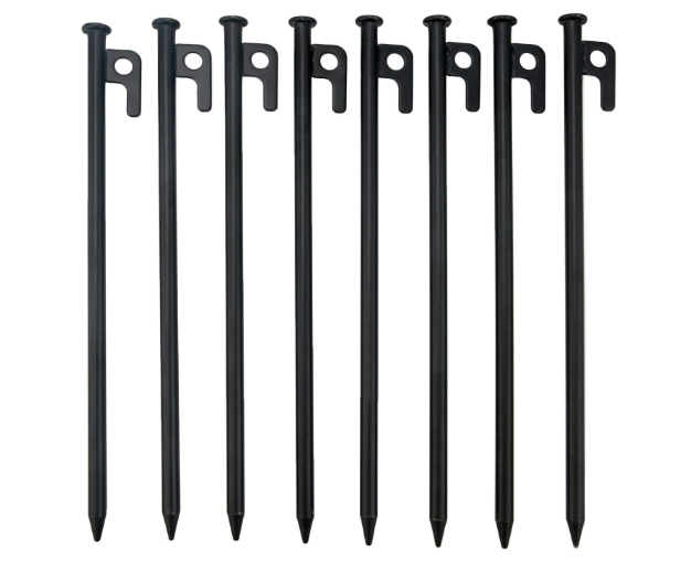 Soomloom スチール ソリッド ペグ 30cm 8本セット