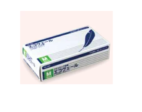 プラスチック手袋　エコヴェール YG-500-2 Mサイズ 100枚/箱