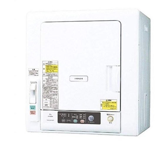 日立 5.0kg 衣類乾燥機 これっきりボタン DE-N50WV-W