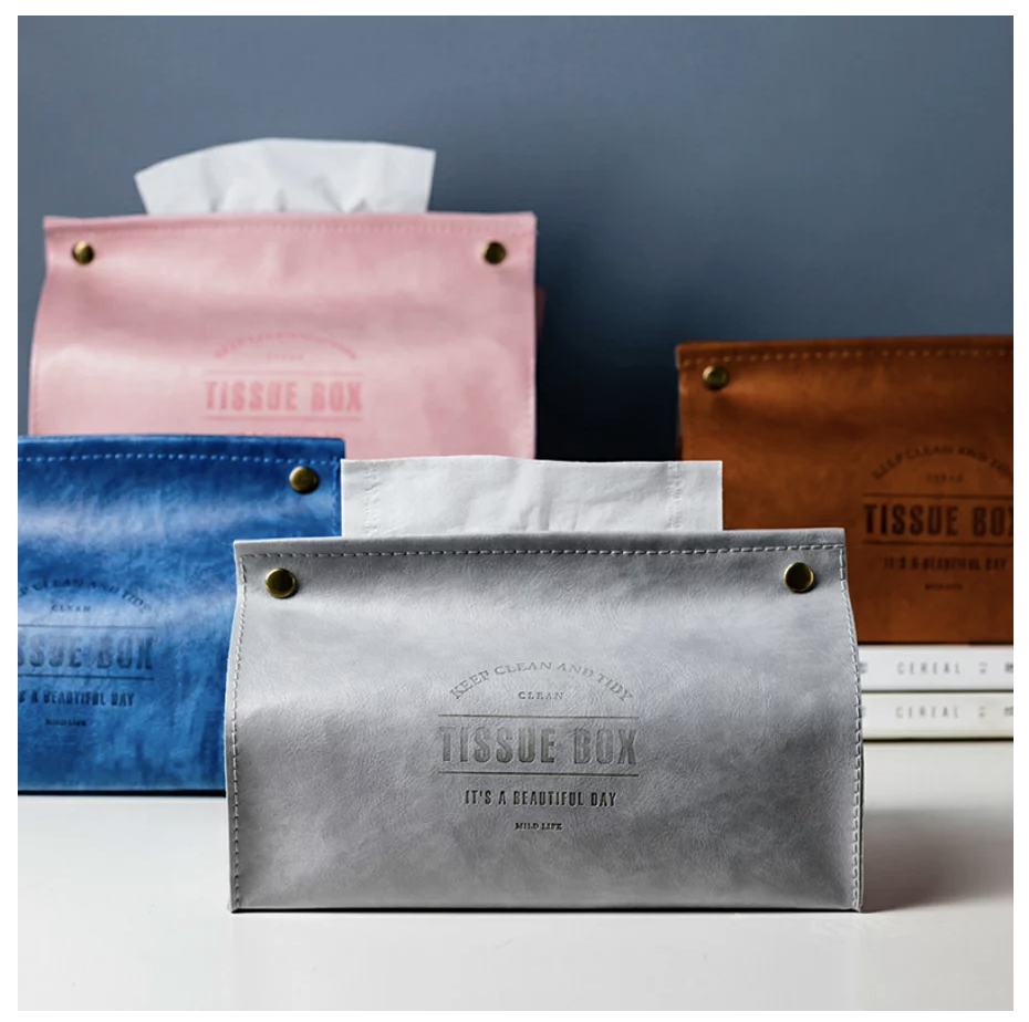 ティッシュカバー BOX革 N