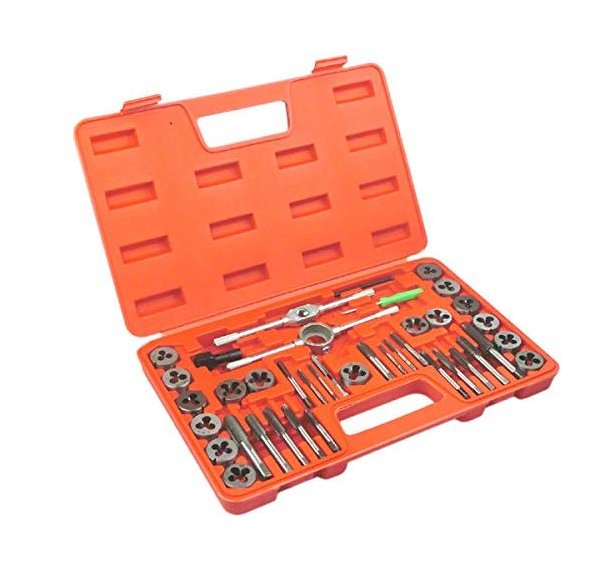 40pcタップダイスセット なめたネジ山の修正に WHSYJ043