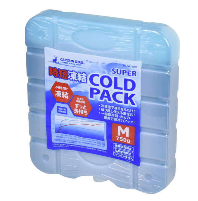キャプテンスタッグ 保冷剤 時短凍結 スーパーコールドパック M