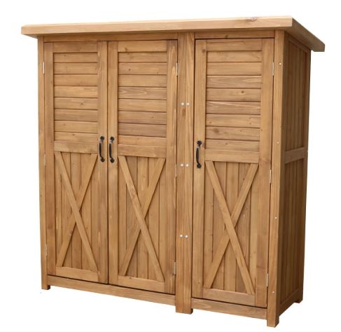 住まいスタイル 木製大型収納庫(三つ扉) KTDS1600