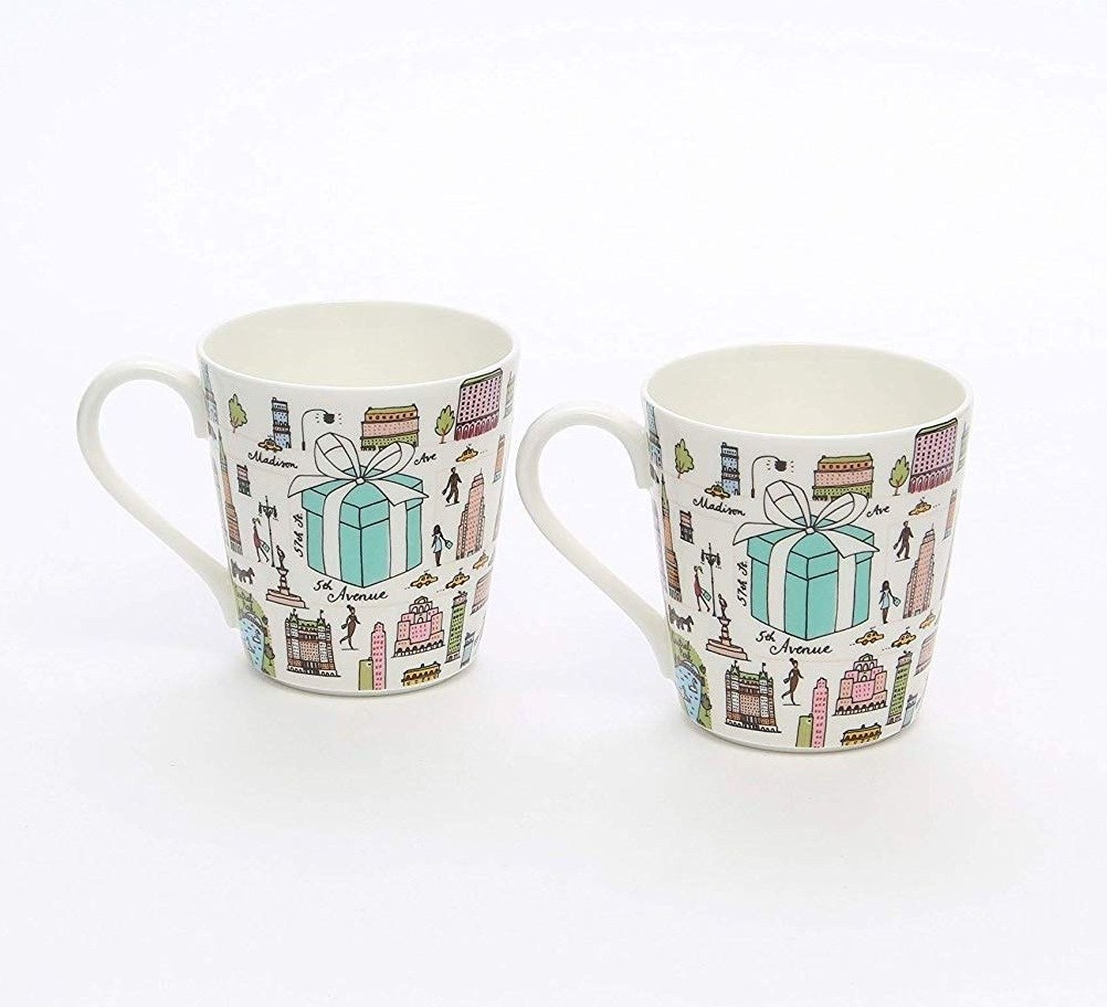 ティファニー TIFFANY＆Co マグカップ ペアカップ ボーンチャイナ ニューヨーク