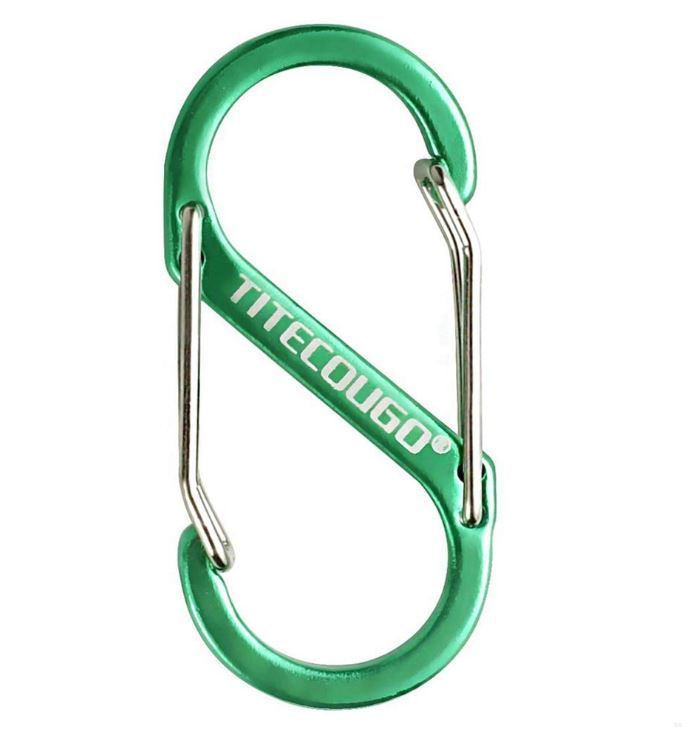 TITECOUGO 8字 S字型 多機能 カラビナ