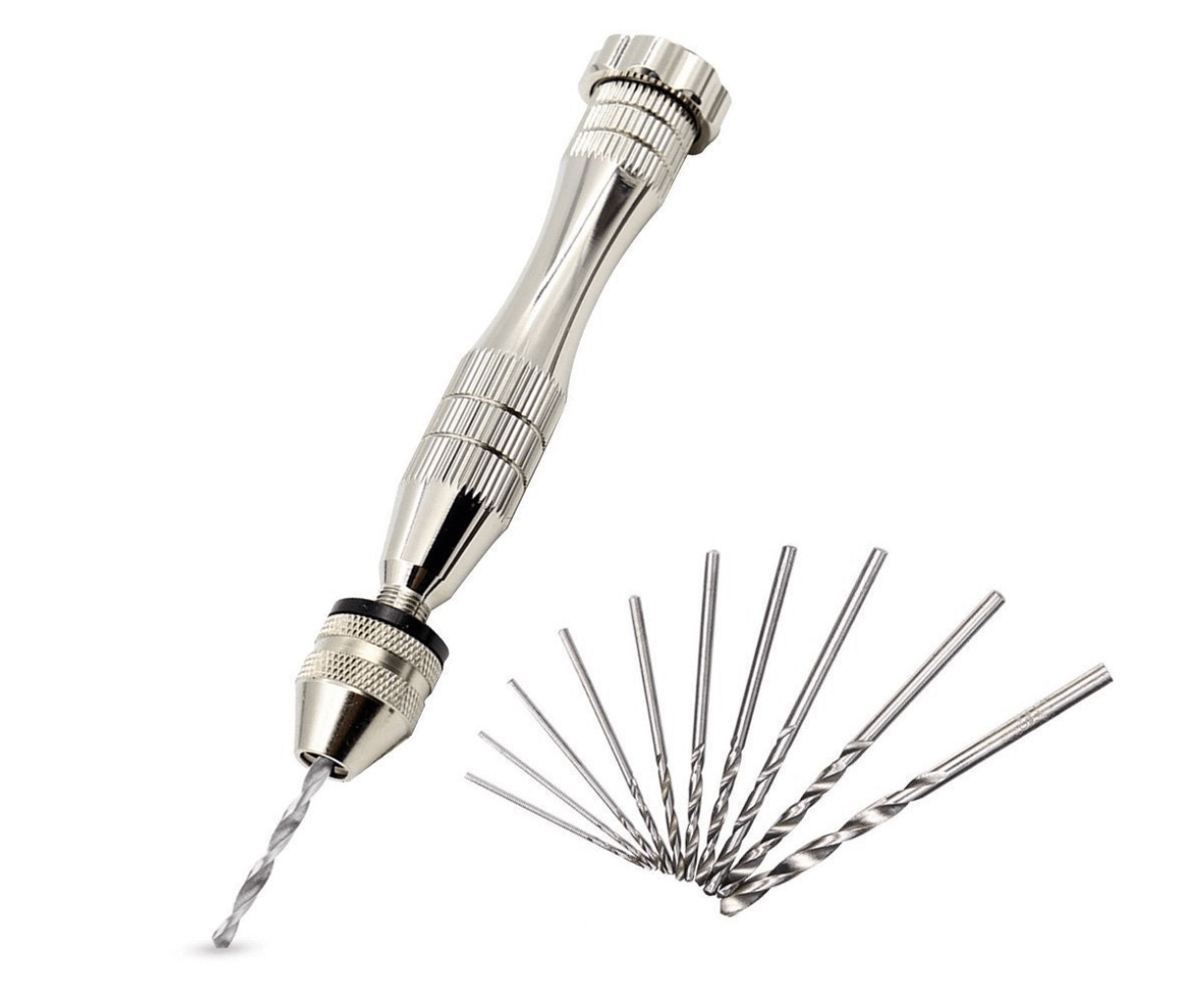 SHiZAK ピンバイス ハンドドリル 10本セット 0.8-3.0mm