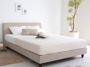 くつろぎ背もたれ ファブリックベッド インテリアオフィスワン