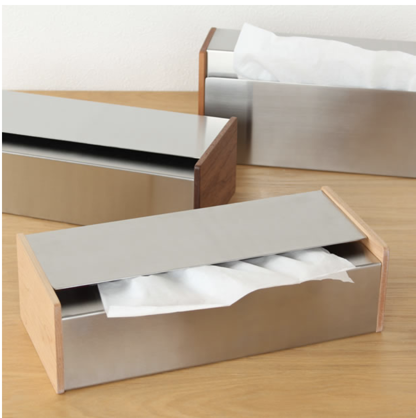 YAMASAKI DESIGN WORKS ステンレス ティッシュボックスカバー