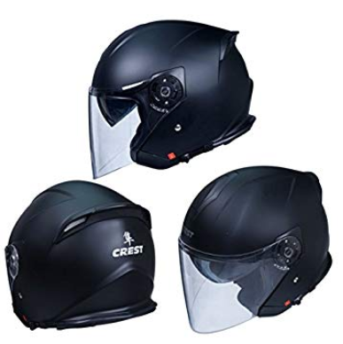 クレスト ワンタッチインナーバイザー付きジェットヘルメット hayabusa-C-03