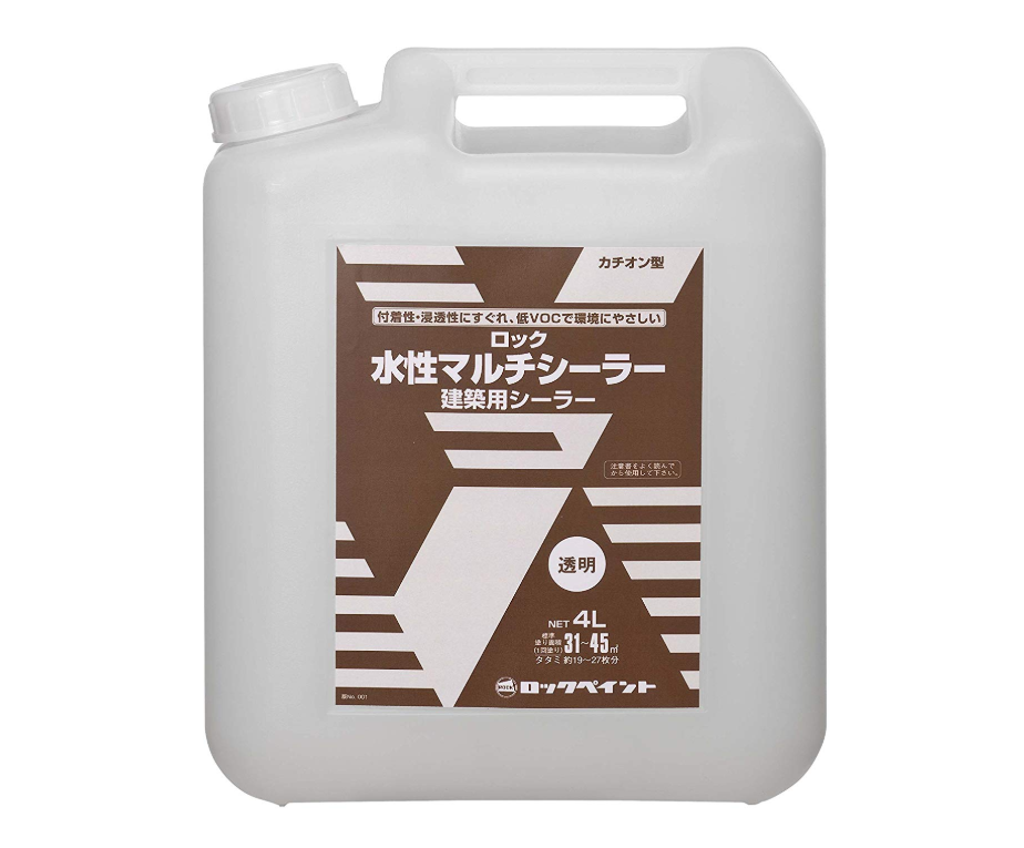 ロックペイント 水性シーラー ロック水性マルチシーラー 4L