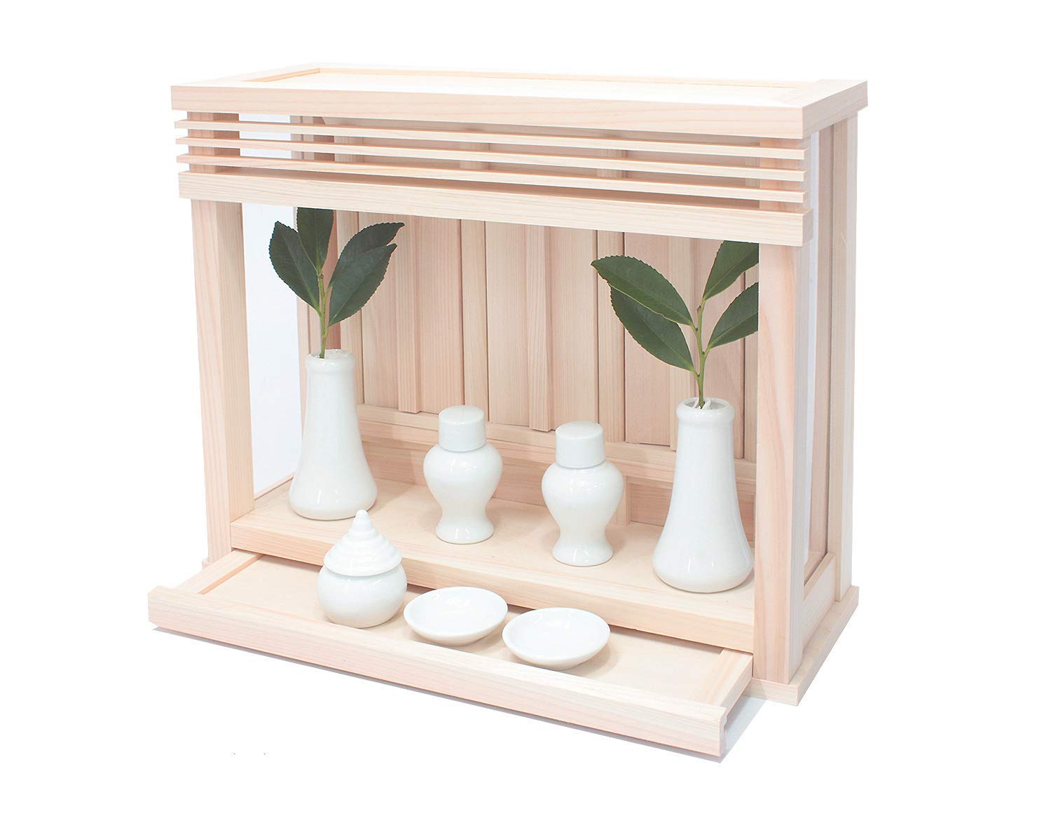 神棚の里 箱宮神棚 神楽ミニ 純日本製箱型モダン神棚