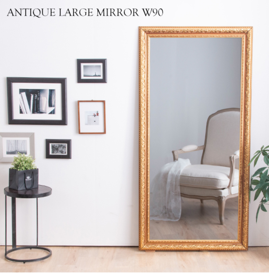アンティーク調大型ミラーW90 A1-RSRO90MR