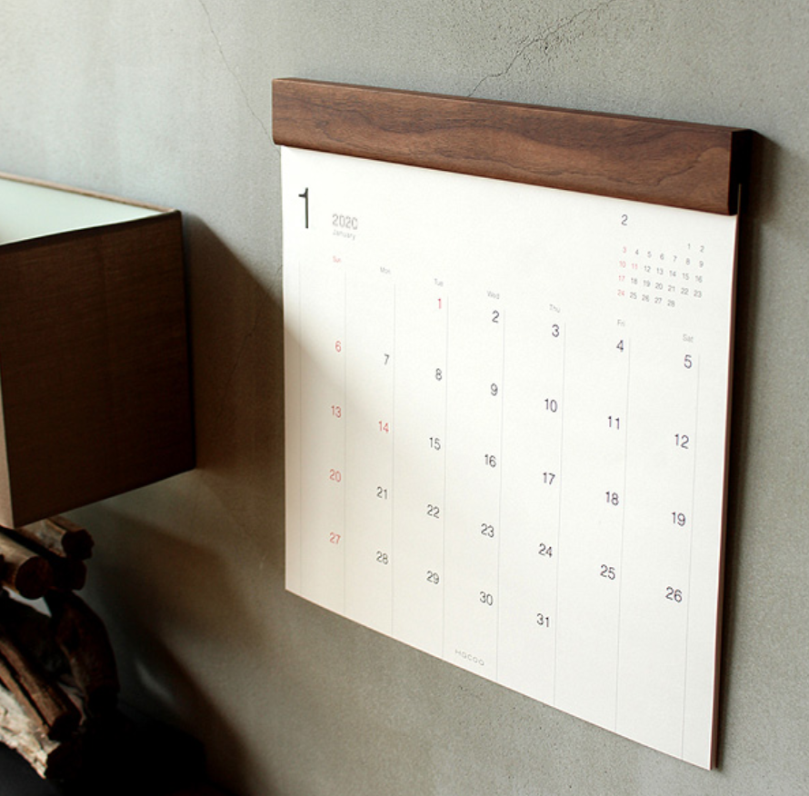 Hacoa「2020年版 Wall Calendar」