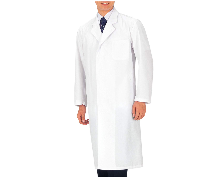 ミドリ安全 【抗菌／静電気防止】 メンズ 診察用白衣（シングルボタン） SKA110