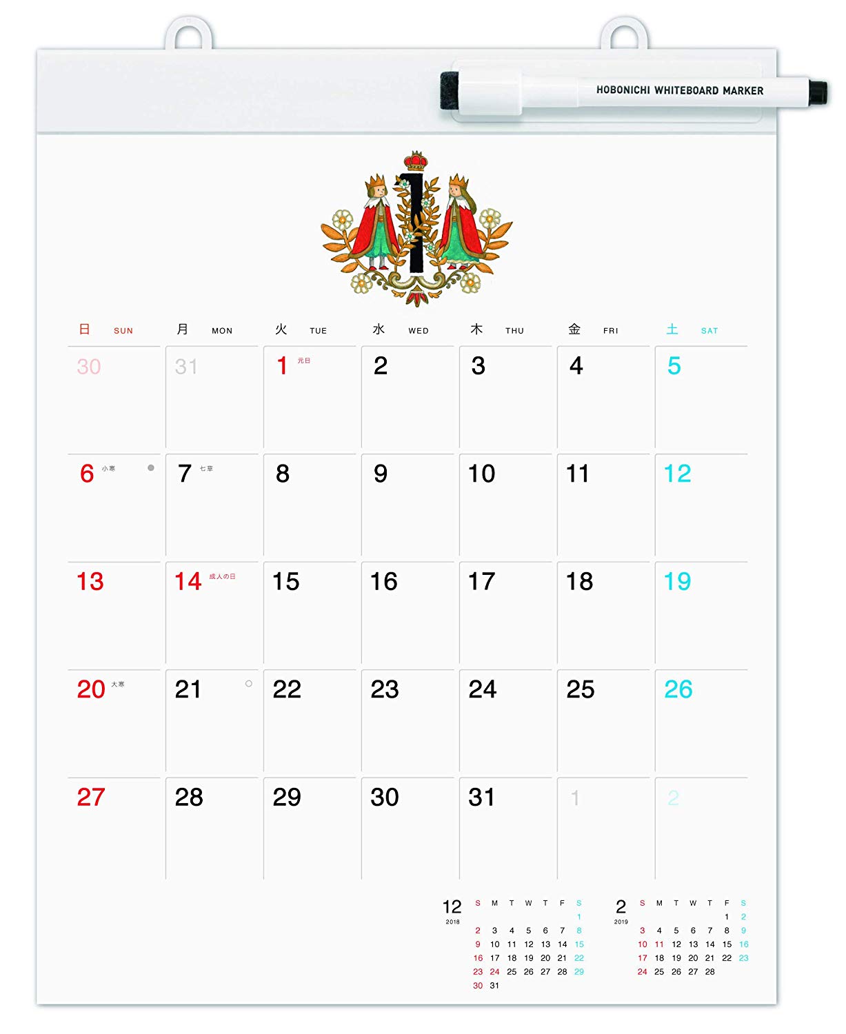 ほぼ日 ホワイトボード カレンダー ミディアム