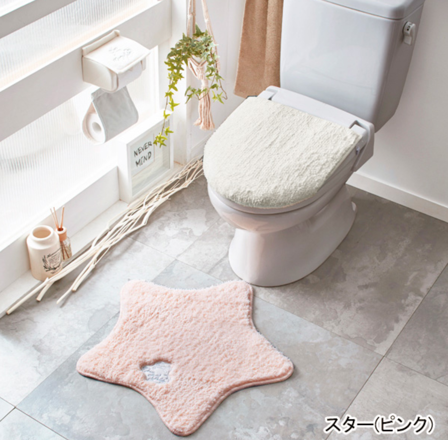 メリージェラート マットが選べるトイレマット２点セット